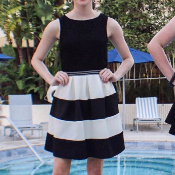 Dresses & Skirts - Black & White Cocktail Dress